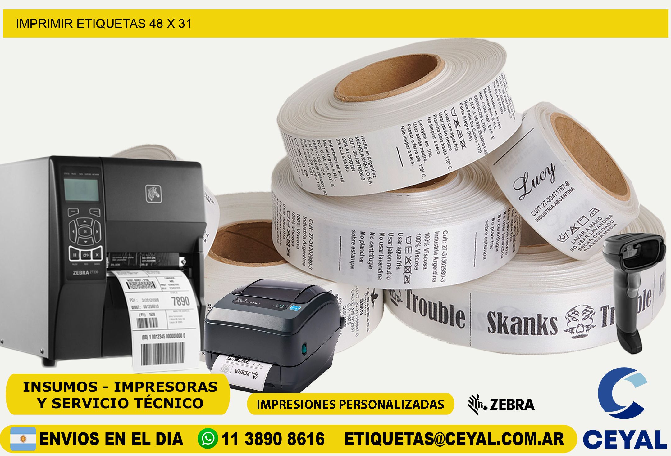 IMPRIMIR ETIQUETAS 48 x 31