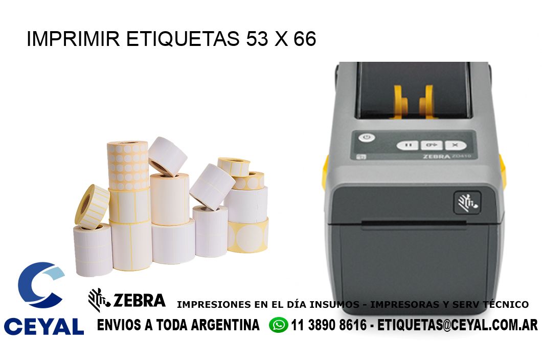 IMPRIMIR ETIQUETAS 53 x 66