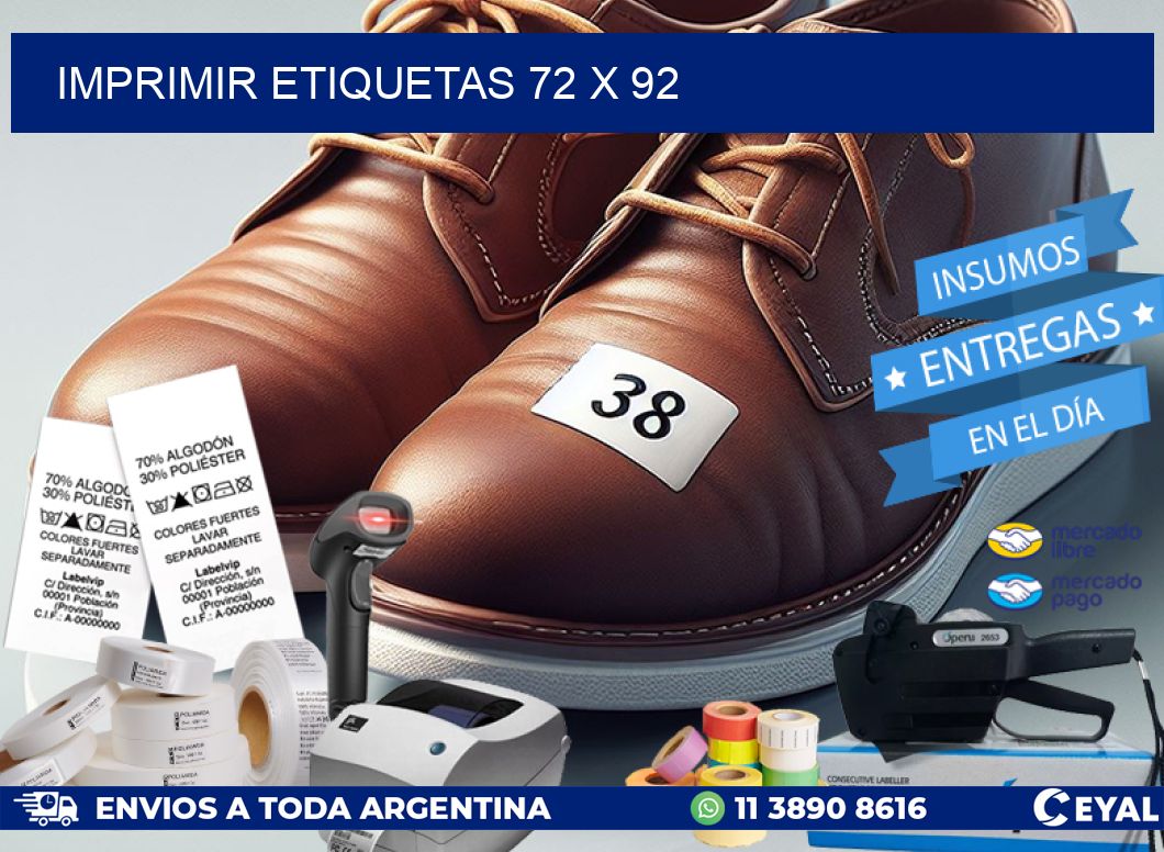IMPRIMIR ETIQUETAS 72 x 92