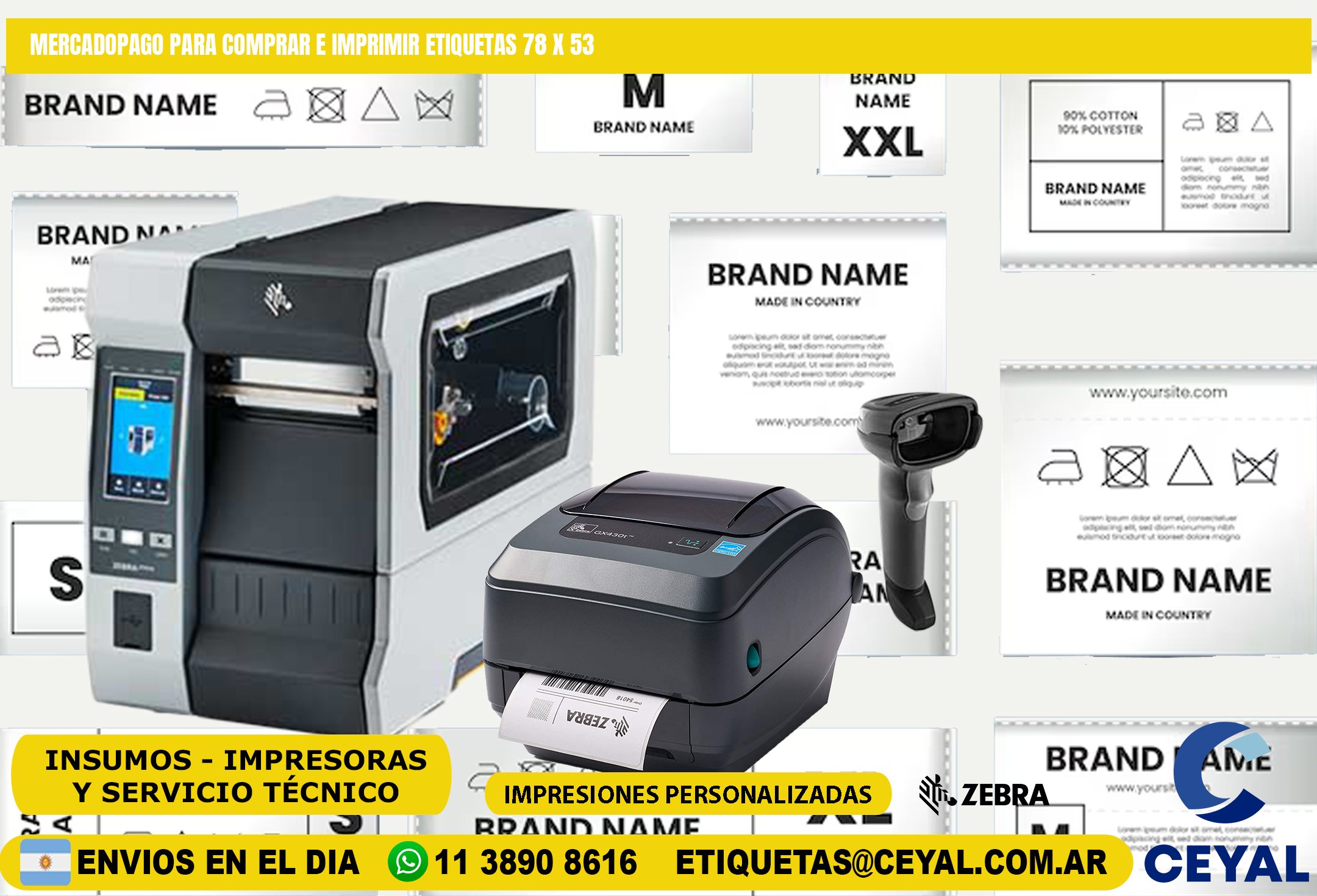 MERCADOPAGO PARA COMPRAR E IMPRIMIR ETIQUETAS 78 x 53