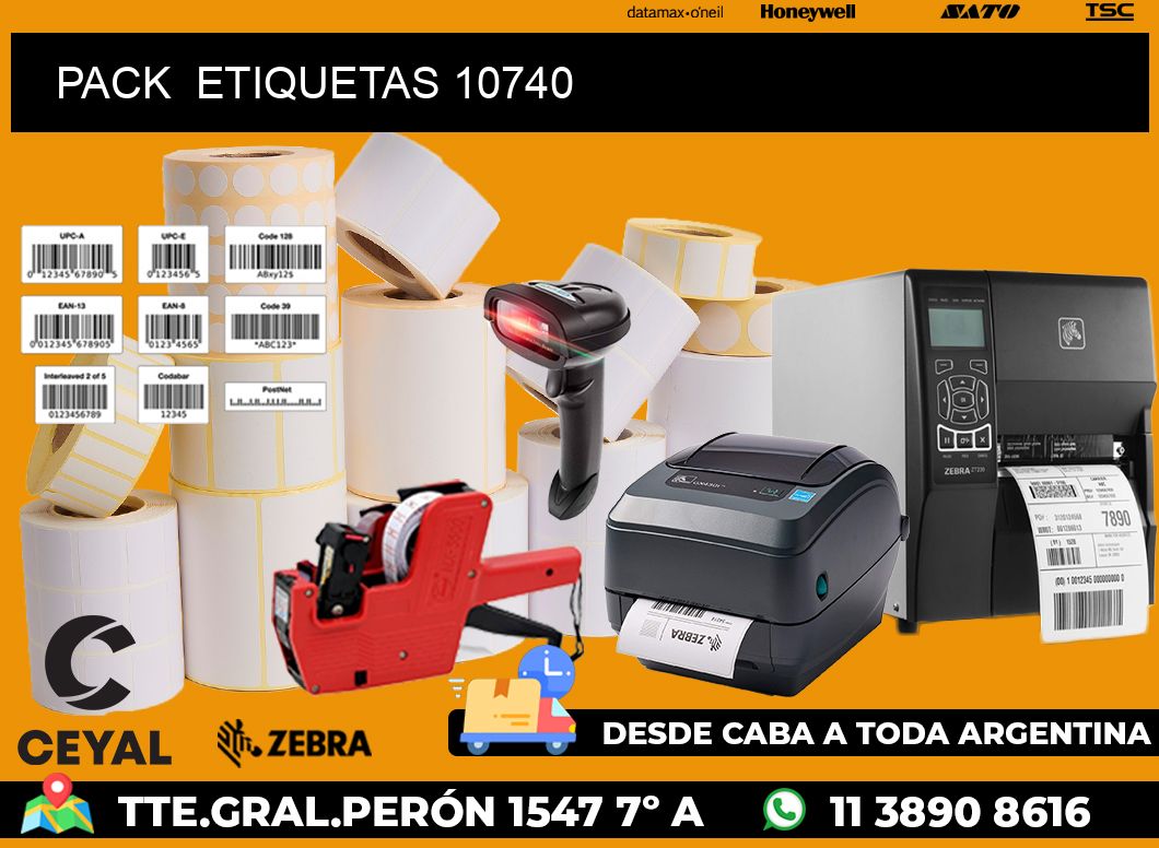 PACK ETIQUETAS 10740