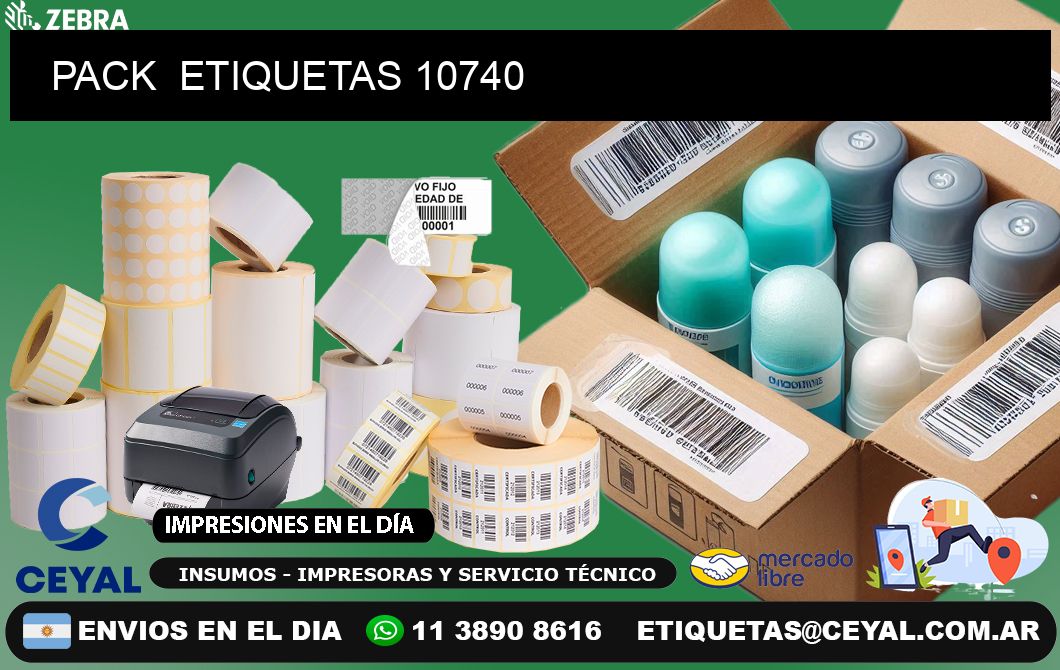 PACK ETIQUETAS 10740