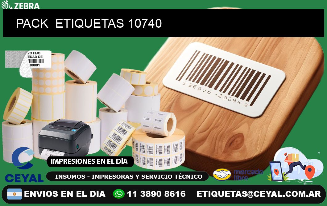 PACK ETIQUETAS 10740