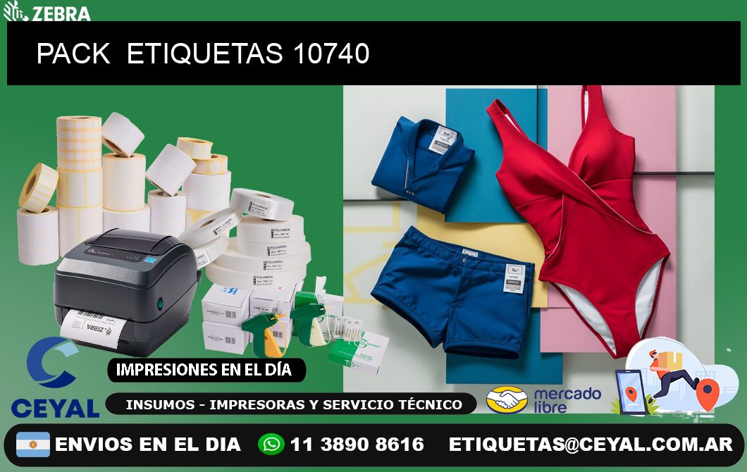 PACK ETIQUETAS 10740