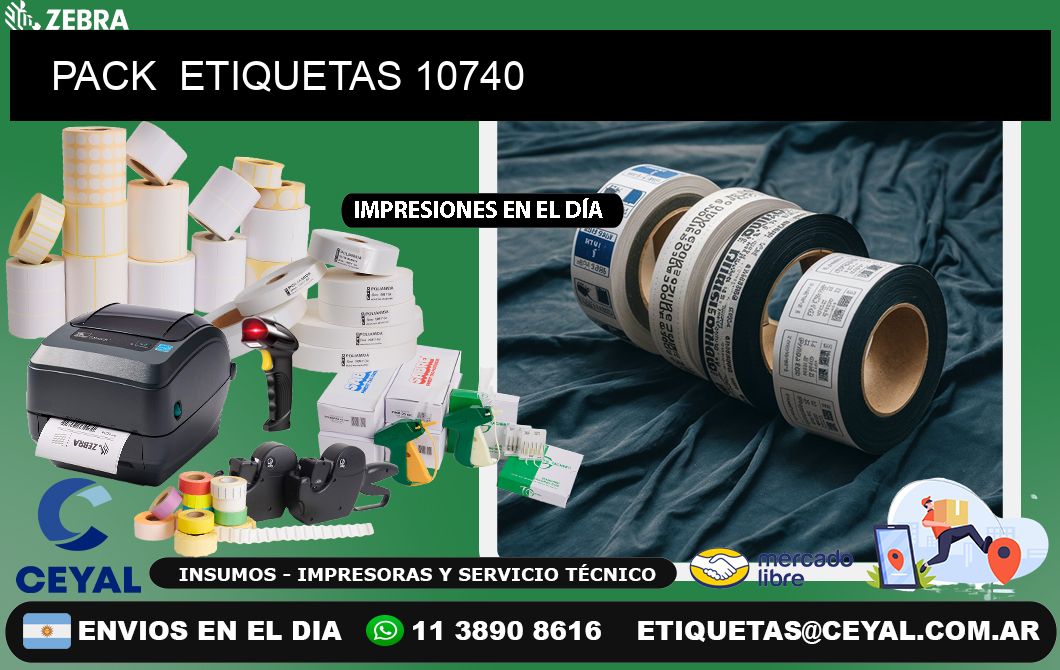 PACK ETIQUETAS 10740