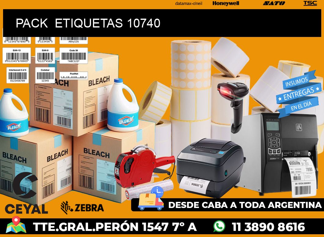PACK ETIQUETAS 10740