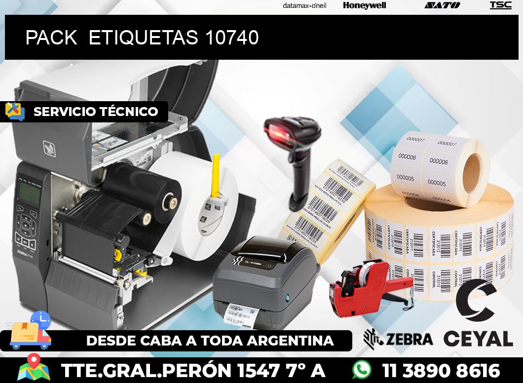 PACK ETIQUETAS 10740