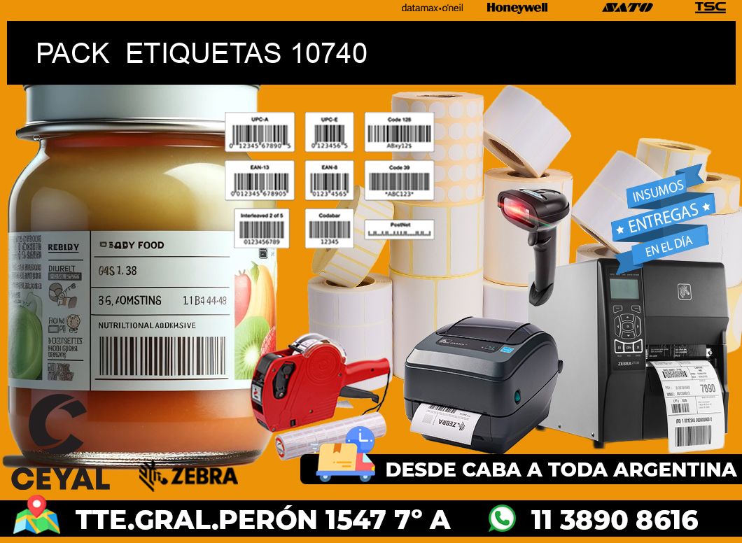 PACK ETIQUETAS 10740
