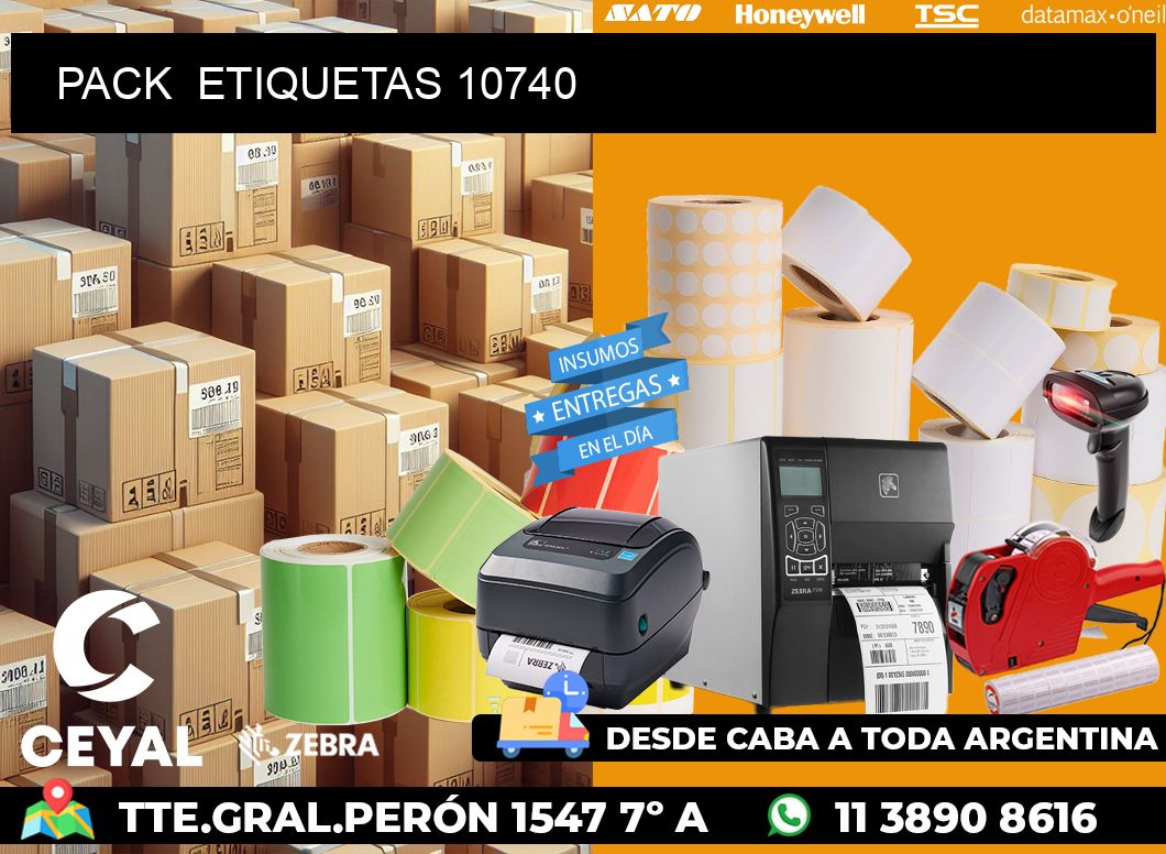 PACK ETIQUETAS 10740