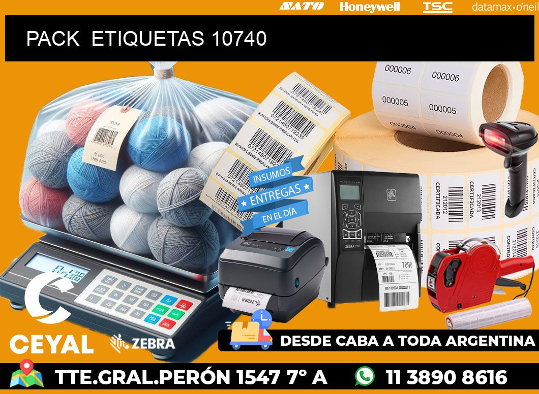 PACK ETIQUETAS 10740