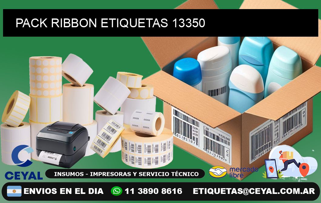 PACK RIBBON ETIQUETAS 13350