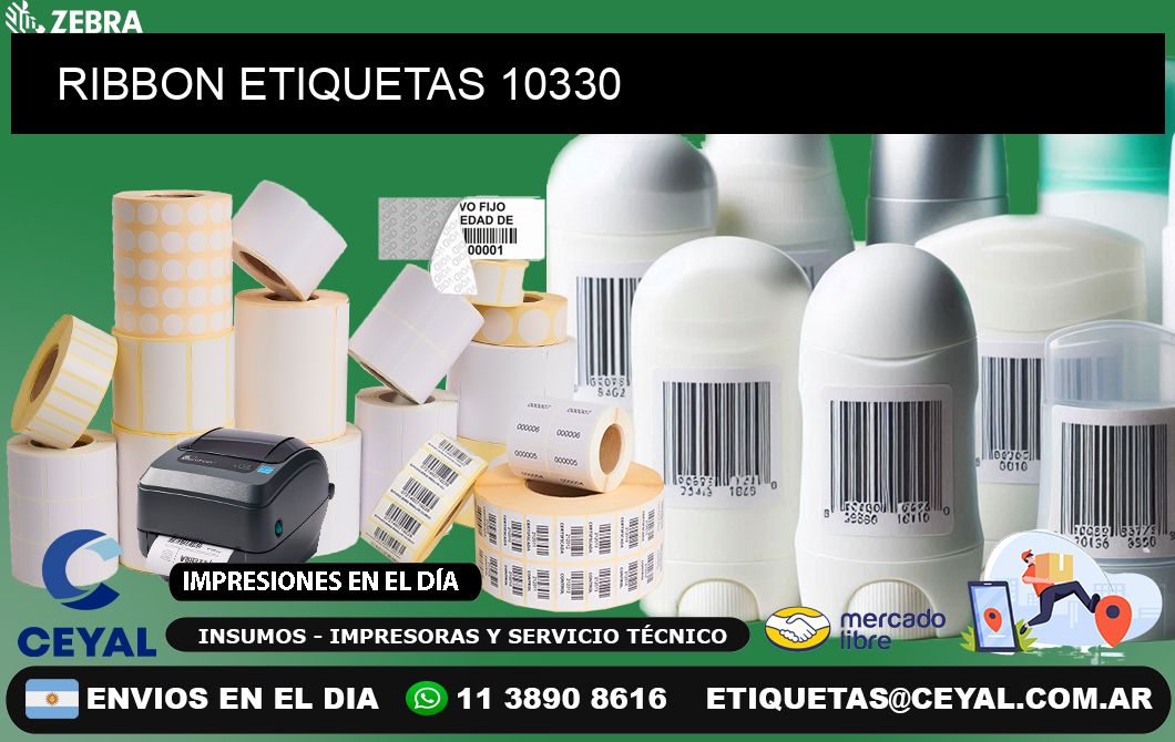 RIBBON ETIQUETAS 10330