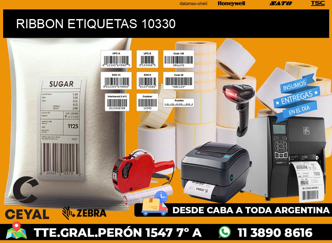 RIBBON ETIQUETAS 10330