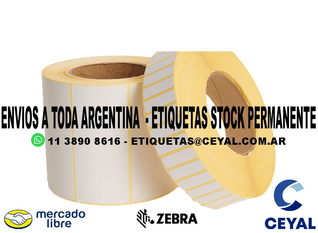 15 CAJAS DE ETIQUETAS 61 x 95 ILUSTRACION X 1000 UNIDADES