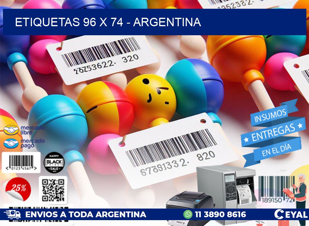 ETIQUETAS 96 x 74 - ARGENTINA