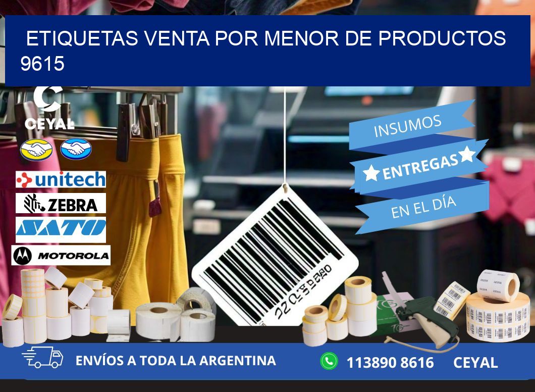 ETIQUETAS VENTA POR MENOR DE PRODUCTOS 9615