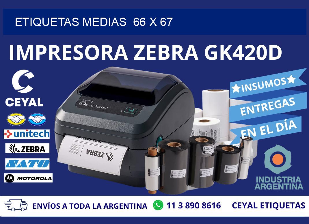 ETIQUETAS MEDIAS 66 x 67