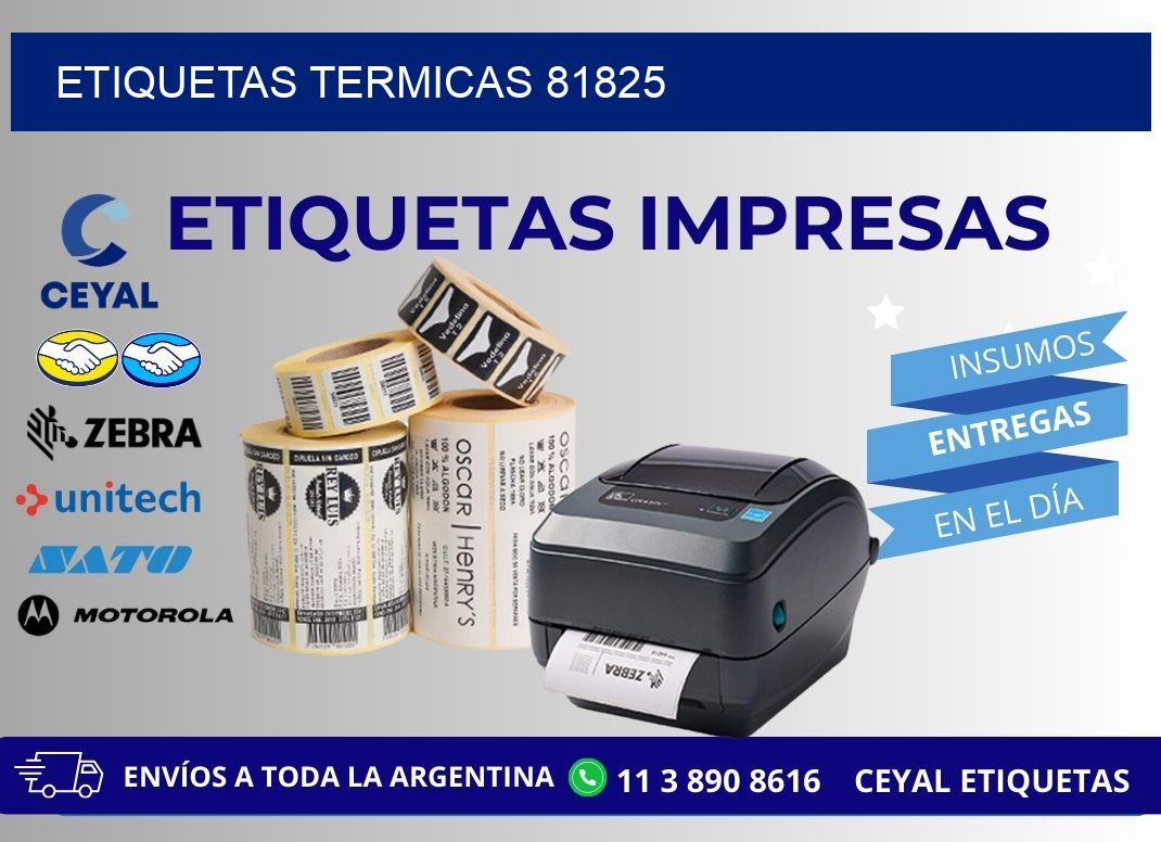 ETIQUETAS TERMICAS 81825