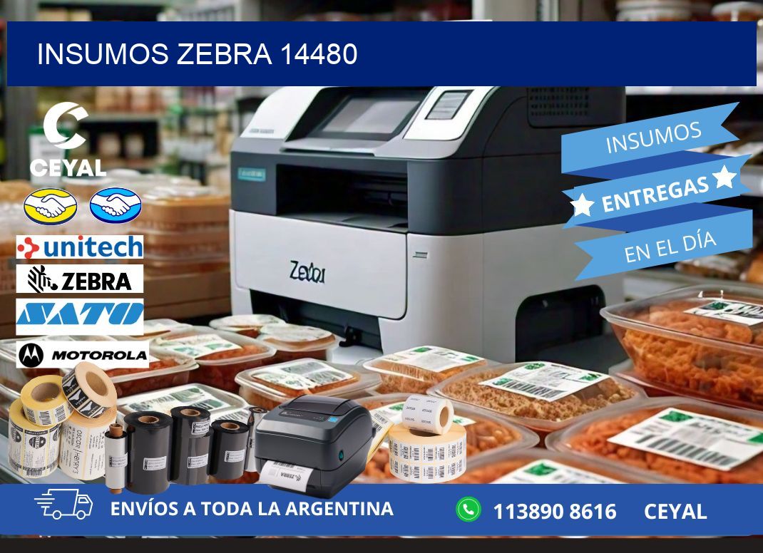 INSUMOS ZEBRA 14480