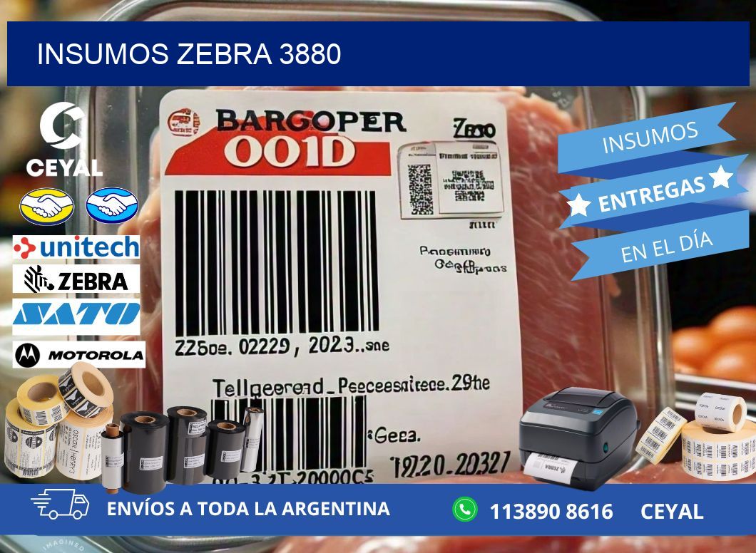 INSUMOS ZEBRA 3880