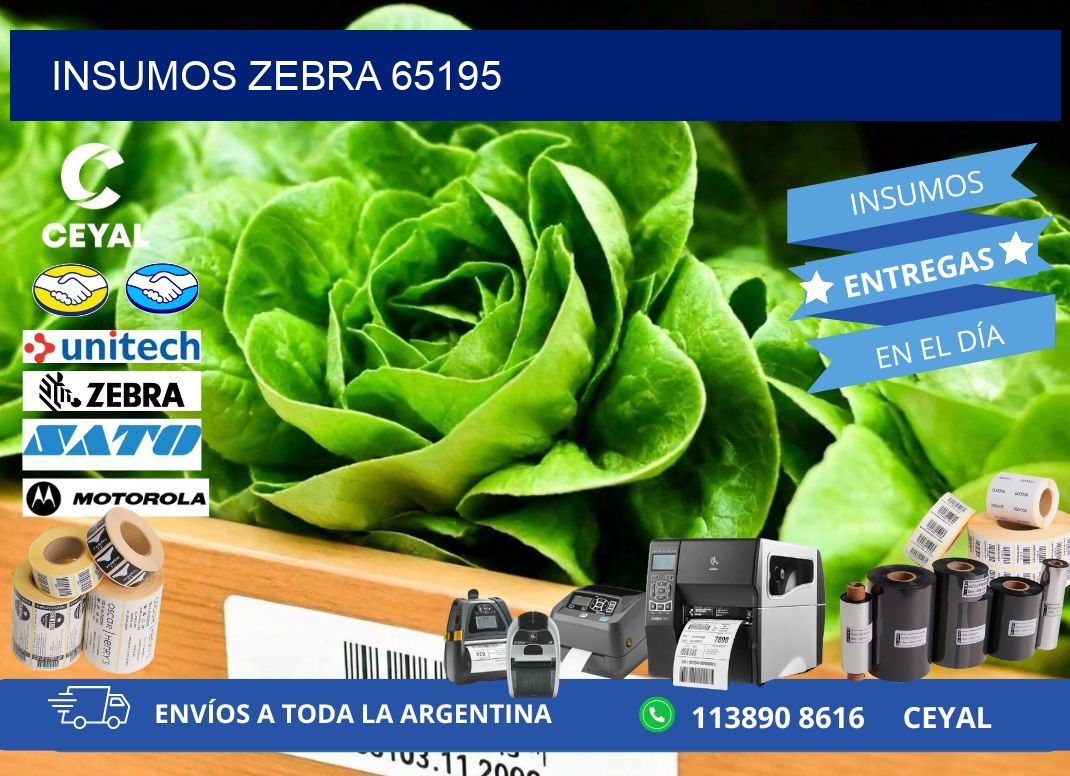 INSUMOS ZEBRA 65195