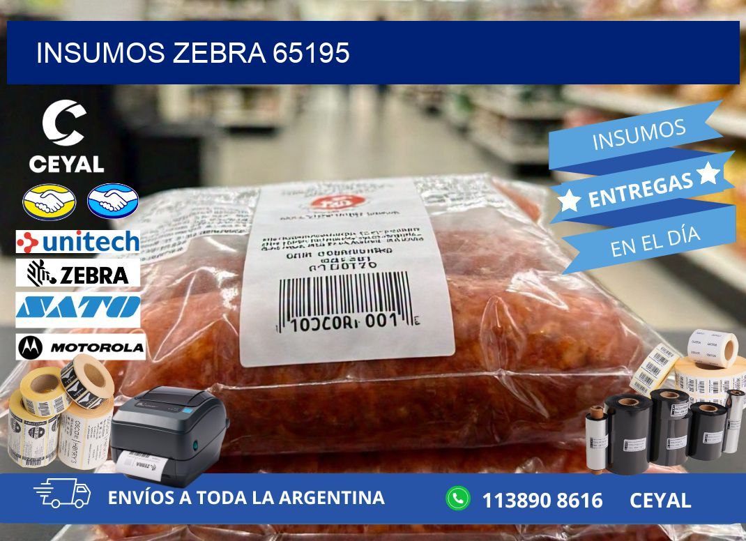 INSUMOS ZEBRA 65195