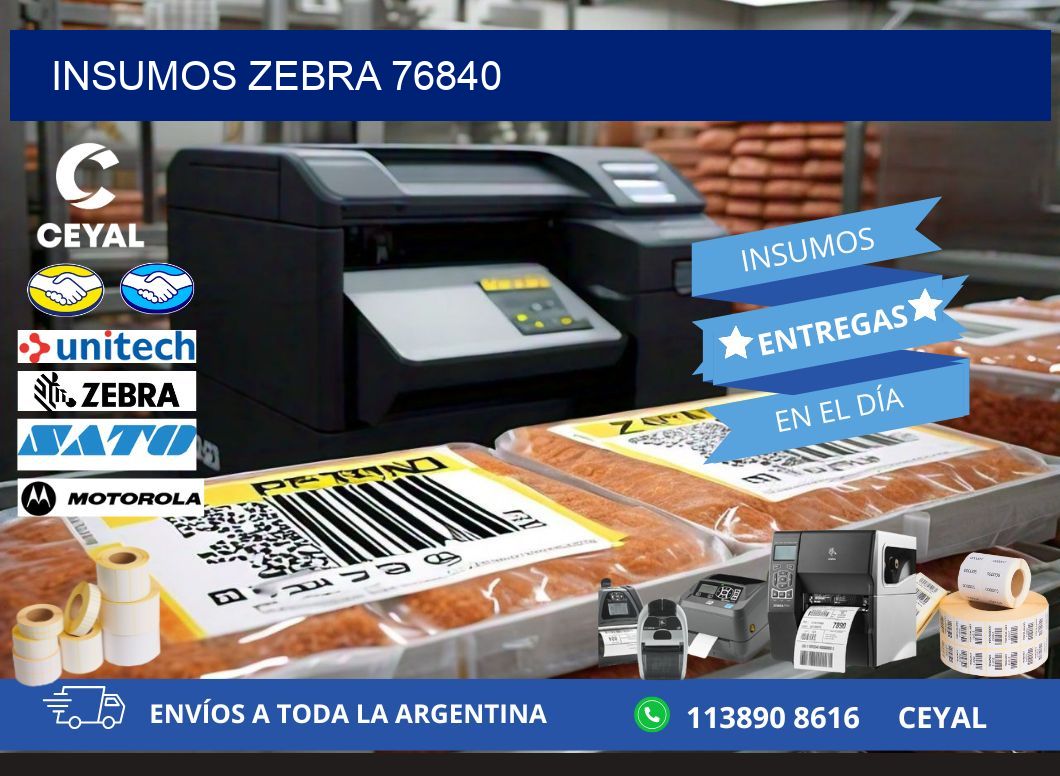 INSUMOS ZEBRA 76840