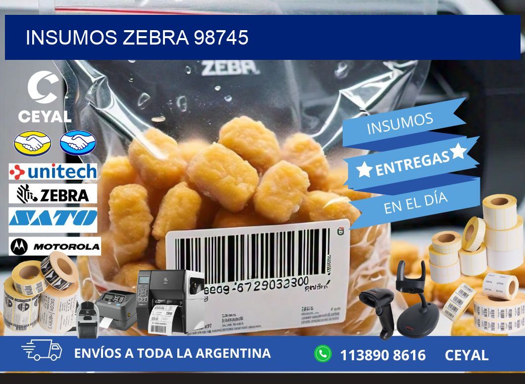 INSUMOS ZEBRA 98745