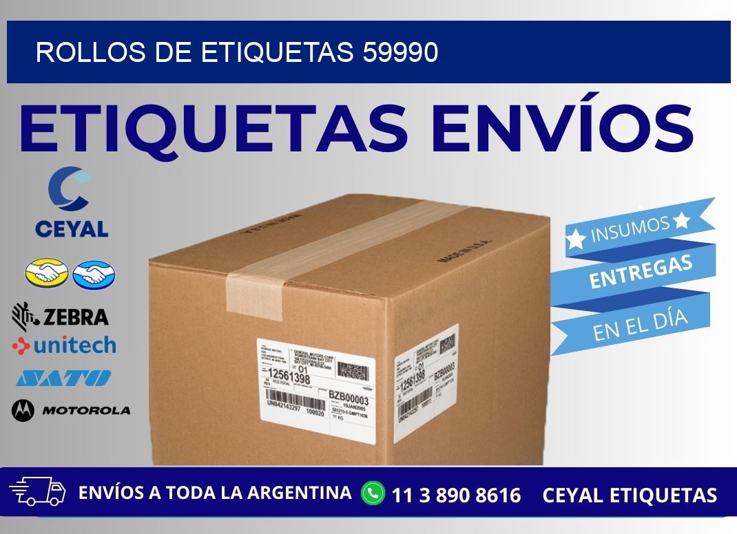 ROLLOS DE ETIQUETAS 59990