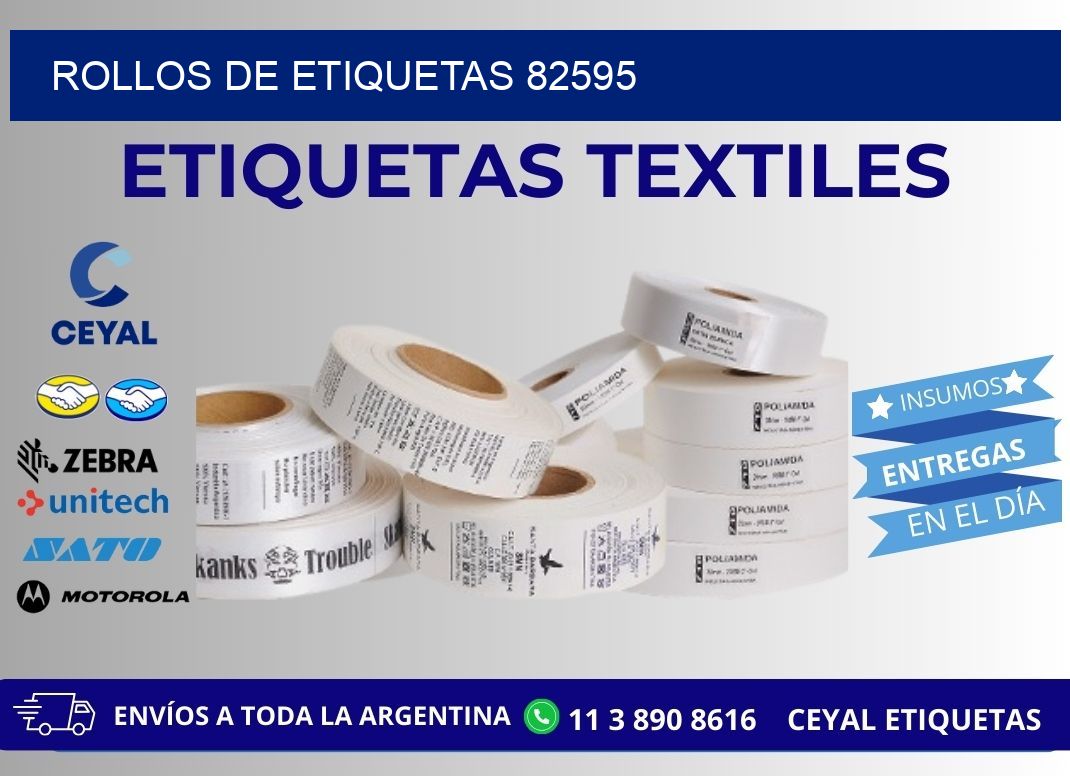 ROLLOS DE ETIQUETAS 82595