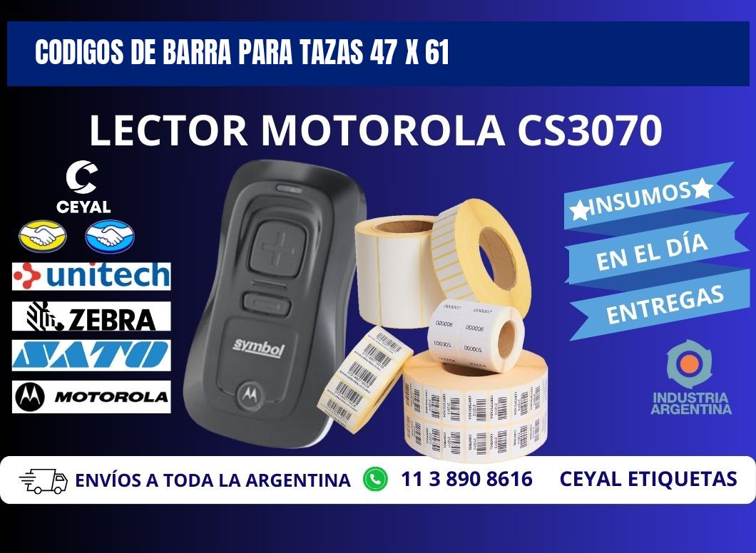 CODIGOS DE BARRA PARA TAZAS 47 x 61