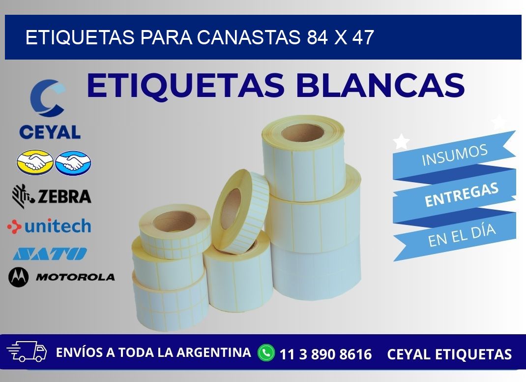 ETIQUETAS PARA CANASTAS 84 x 47