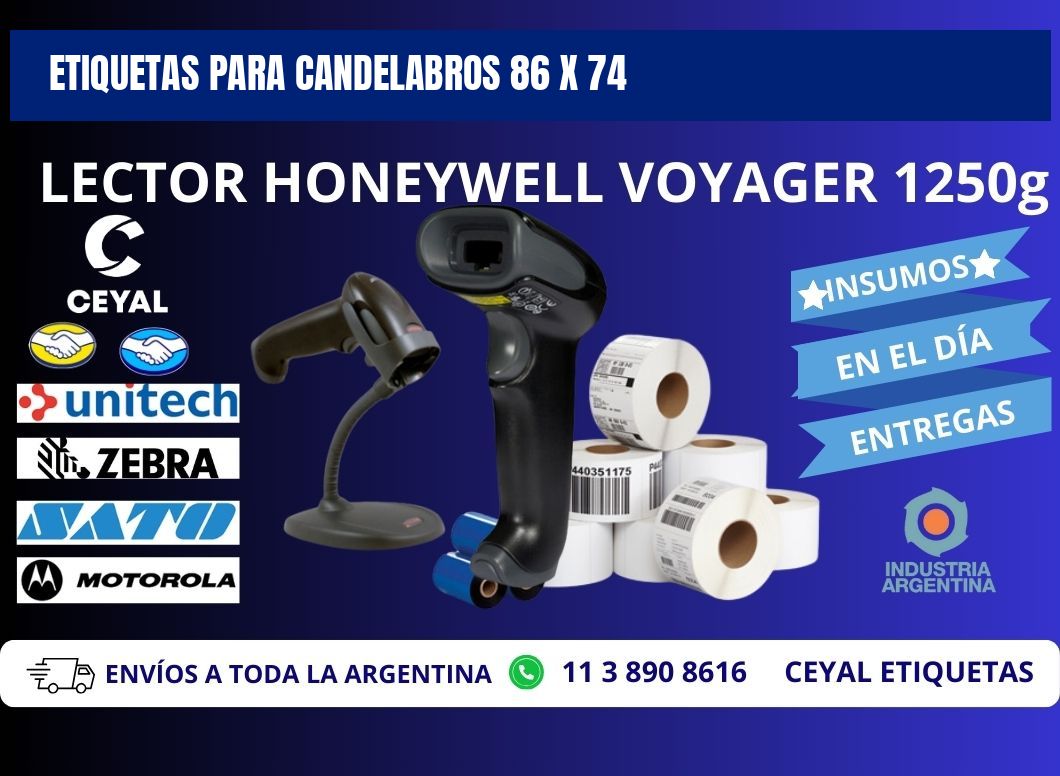 ETIQUETAS PARA CANDELABROS 86 x 74