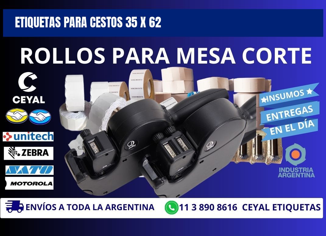 ETIQUETAS PARA CESTOS 35 x 62