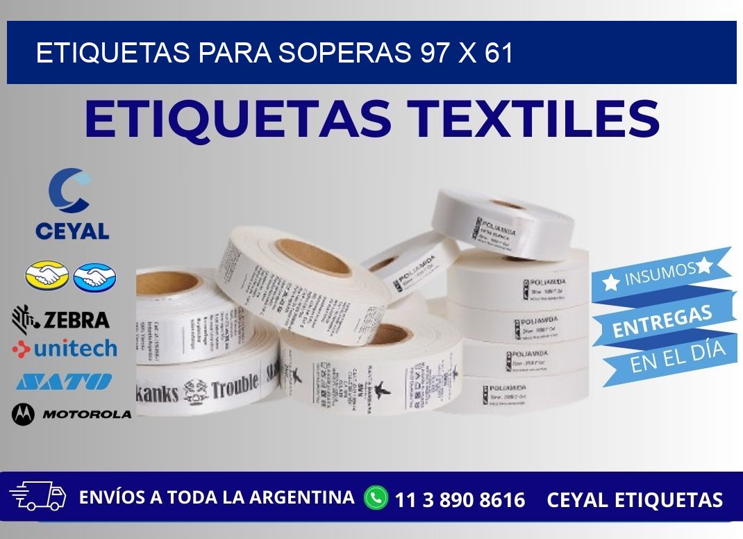 ETIQUETAS PARA SOPERAS 97 x 61