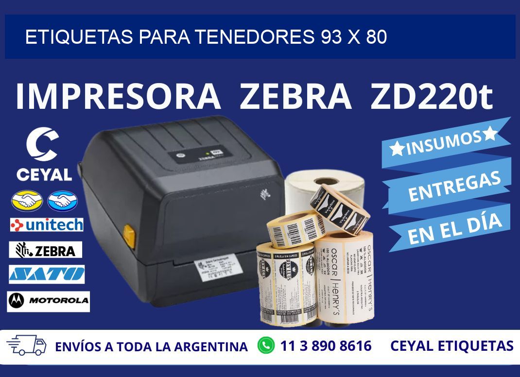 ETIQUETAS PARA TENEDORES 93 x 80
