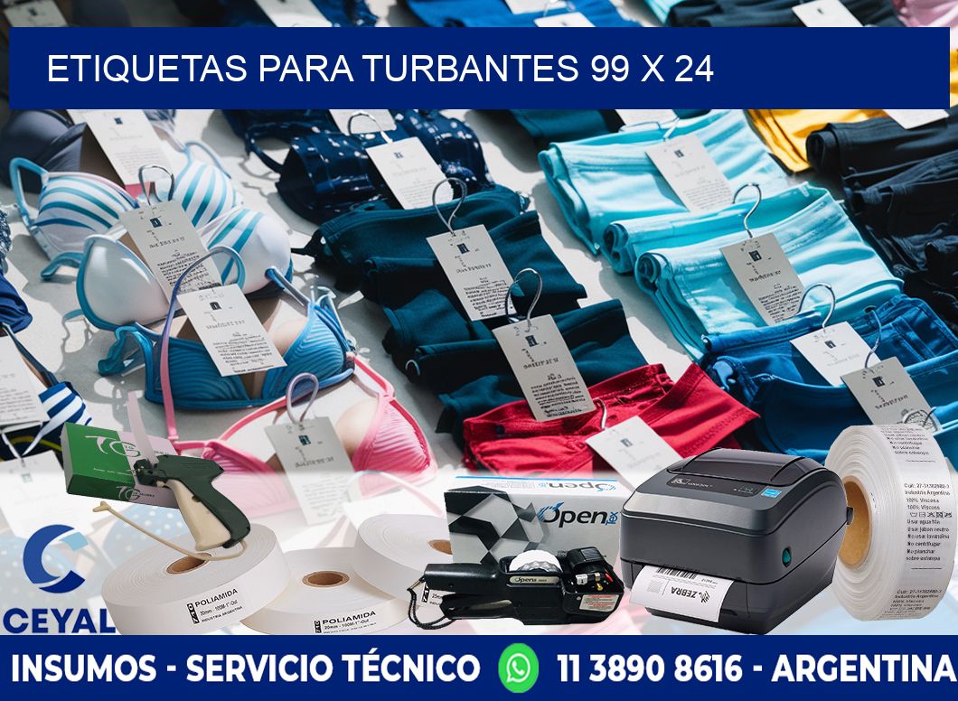 ETIQUETAS PARA TURBANTES 99 x 24