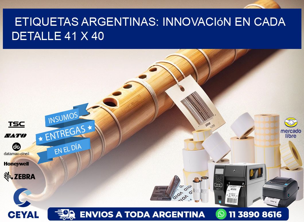 Etiquetas Argentinas: Innovación en Cada Detalle 41 x 40