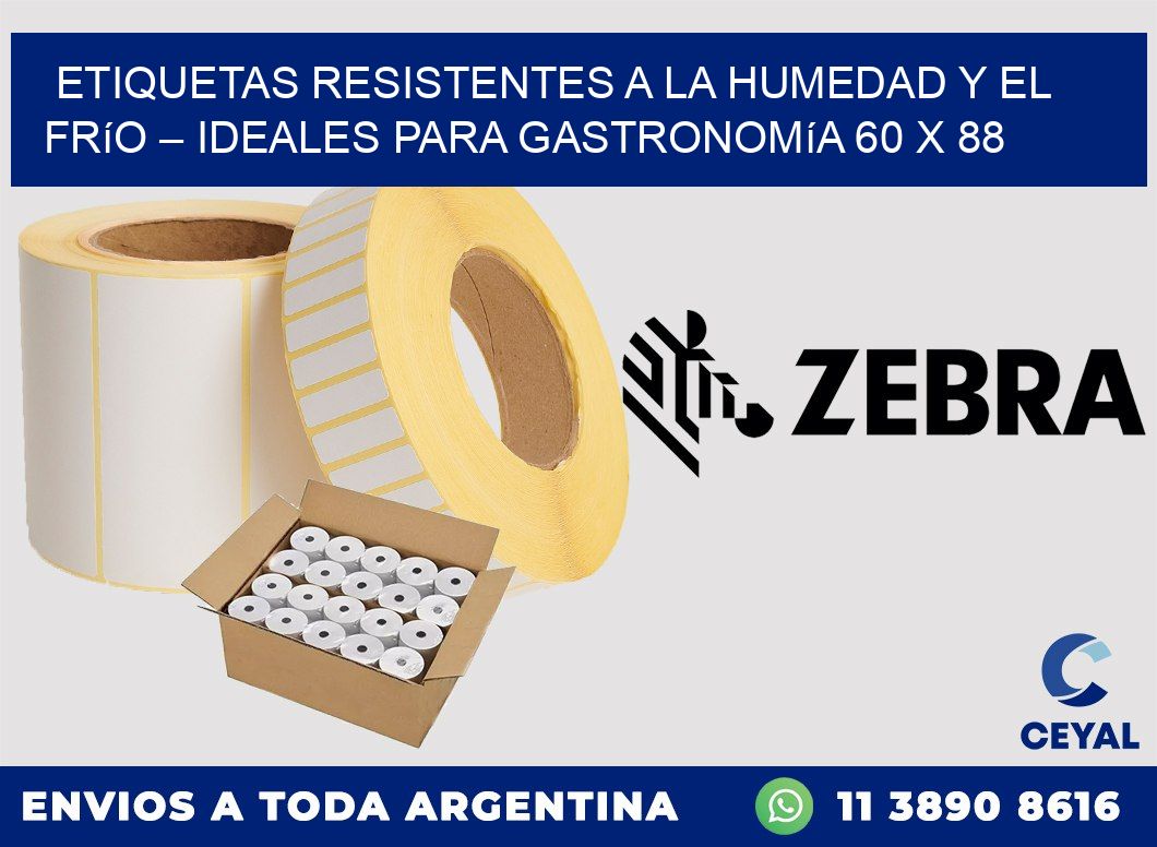Etiquetas resistentes a la humedad y el frío – Ideales para gastronomía 60 x 88