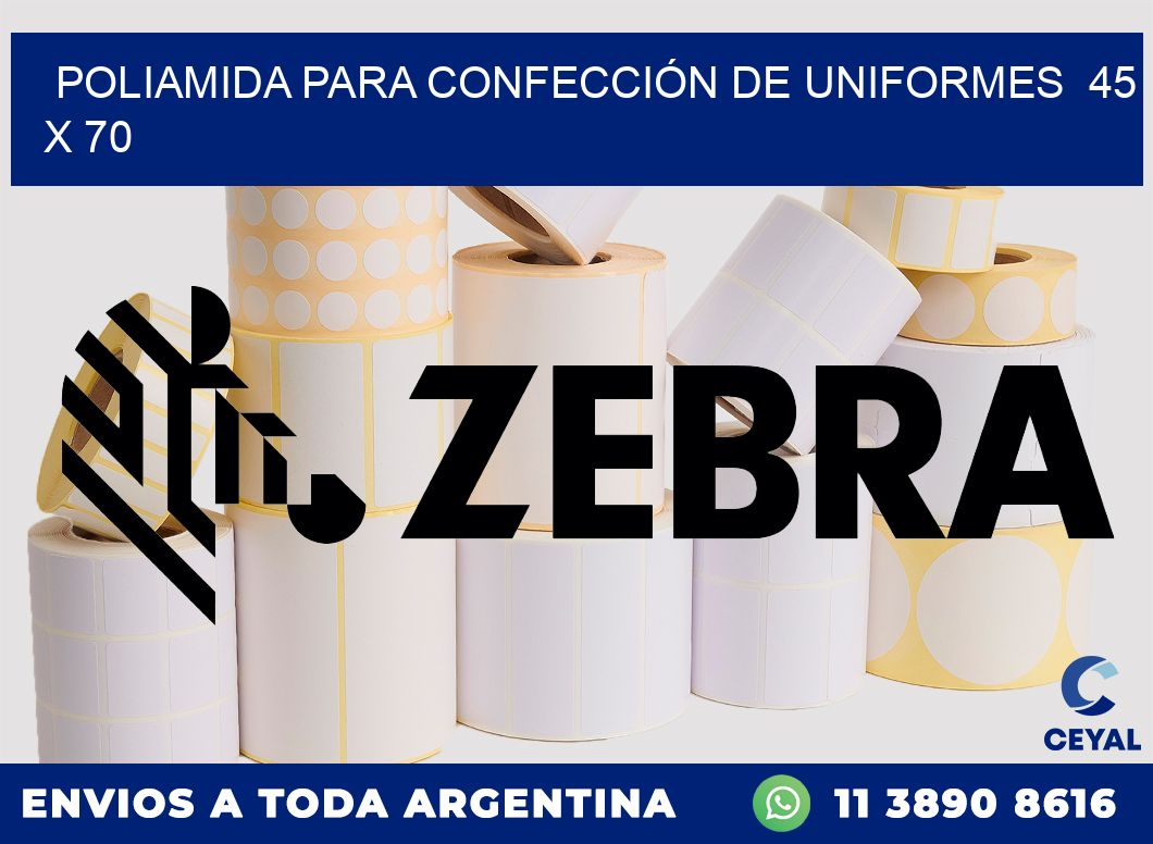 POLIAMIDA PARA CONFECCIÓN DE UNIFORMES  45 x 70