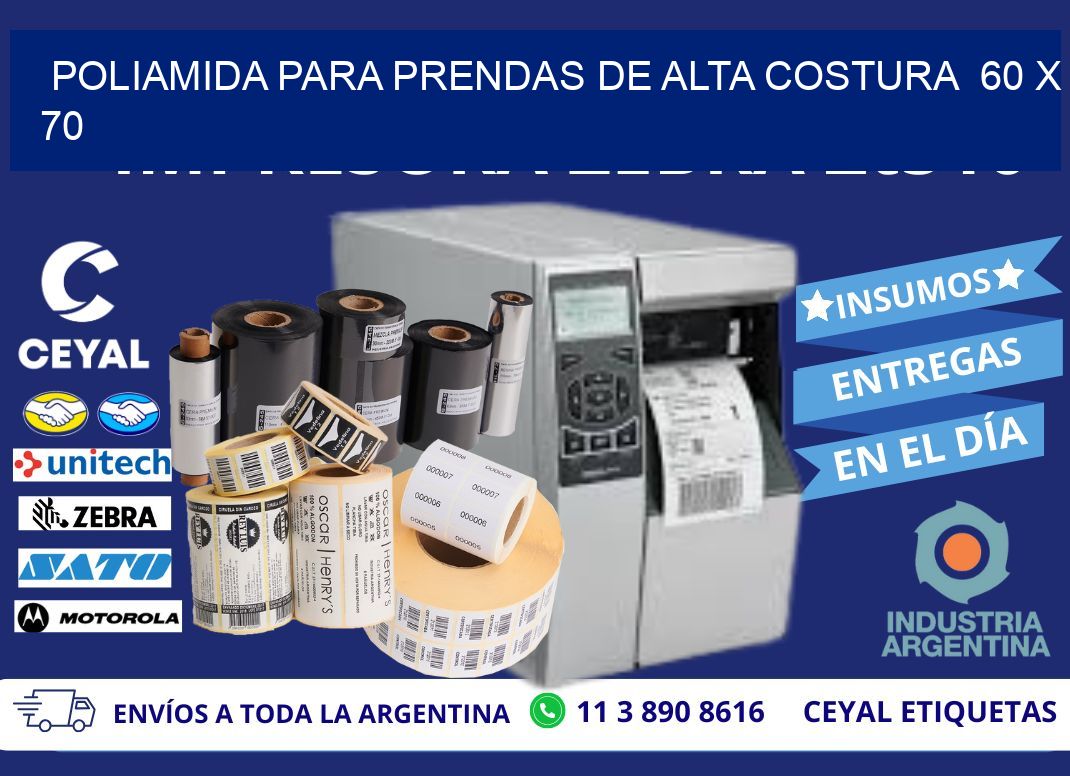 POLIAMIDA PARA PRENDAS DE ALTA COSTURA  60 x 70