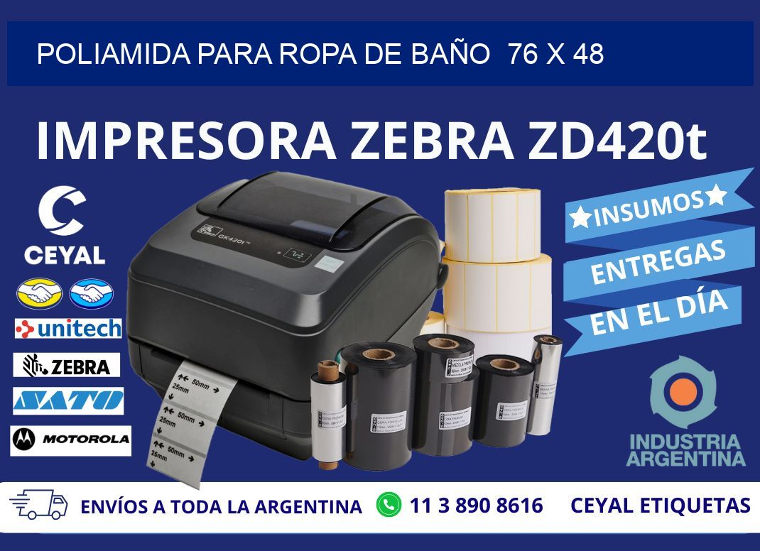 POLIAMIDA PARA ROPA DE BAÑO 76 x 48