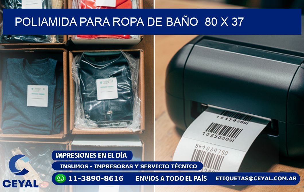 POLIAMIDA PARA ROPA DE BAÑO  80 x 37