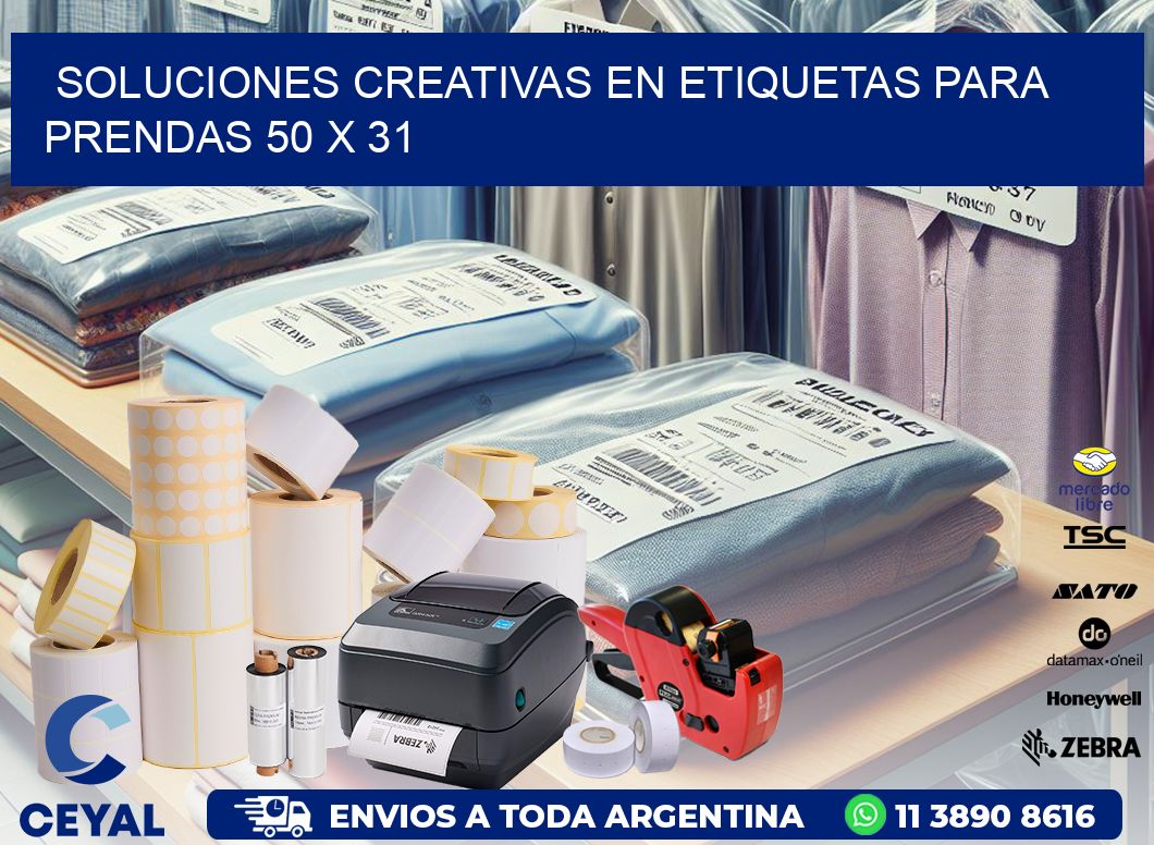 Soluciones Creativas en Etiquetas para Prendas 50 x 31