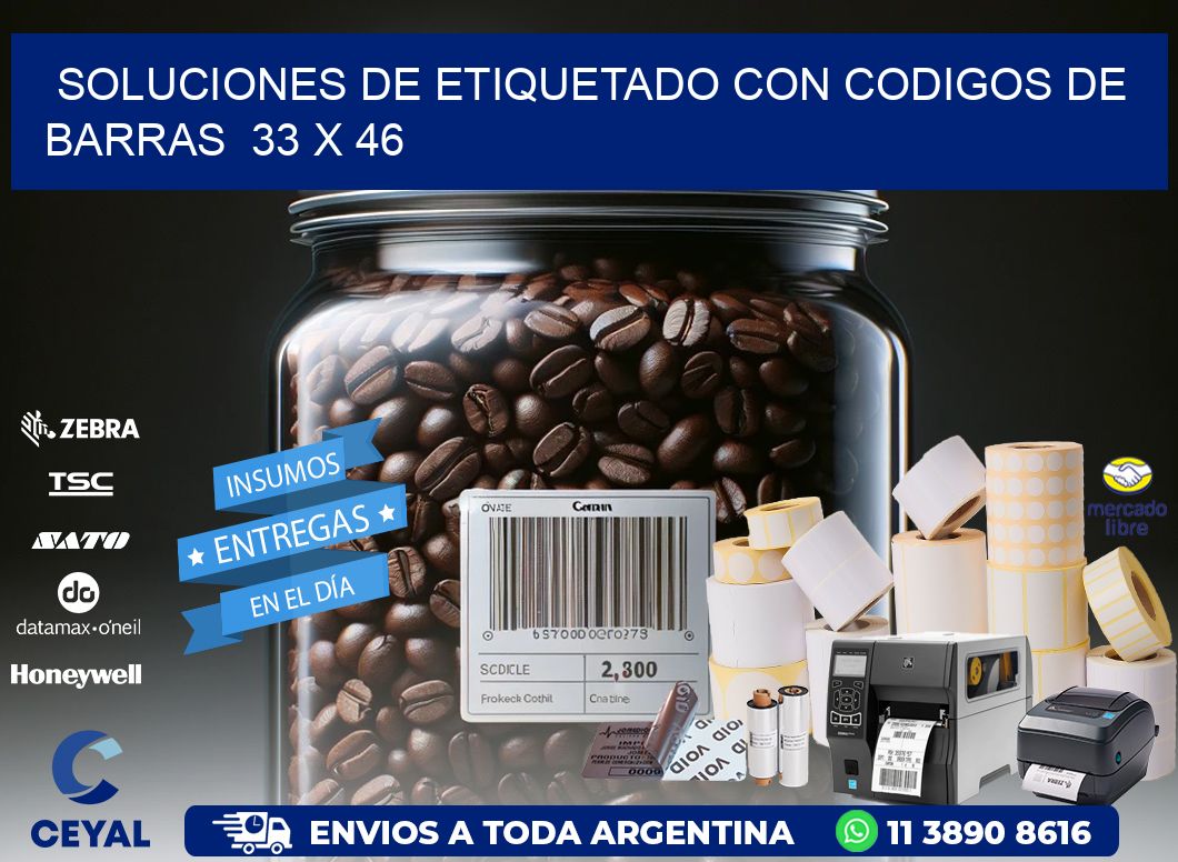 Soluciones de Etiquetado con Codigos de Barras 33 x 46