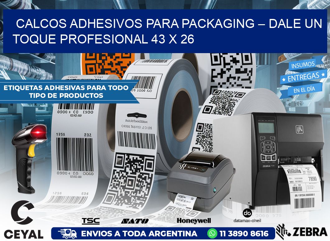 Calcos Adhesivos para Packaging – Dale un Toque Profesional 43 x 26