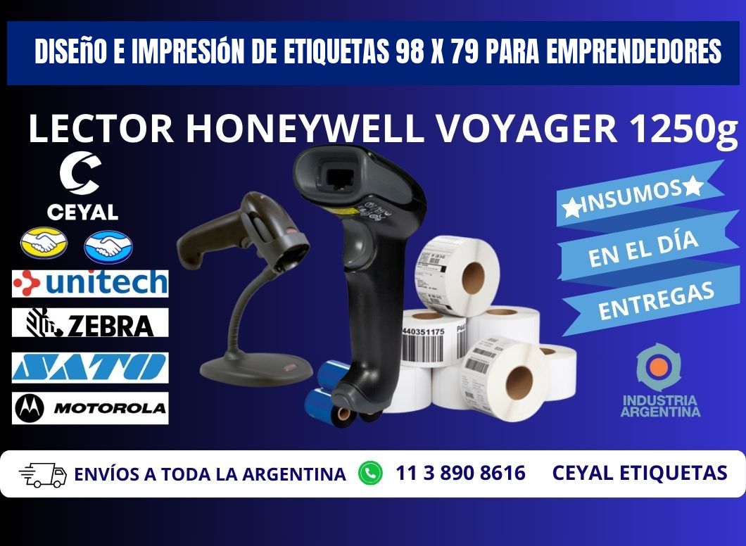 Diseño e Impresión de Etiquetas 98 x 79 para Emprendedores