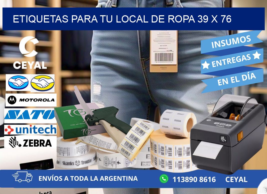 ETIQUETAS PARA TU LOCAL DE ROPA 39 x 76