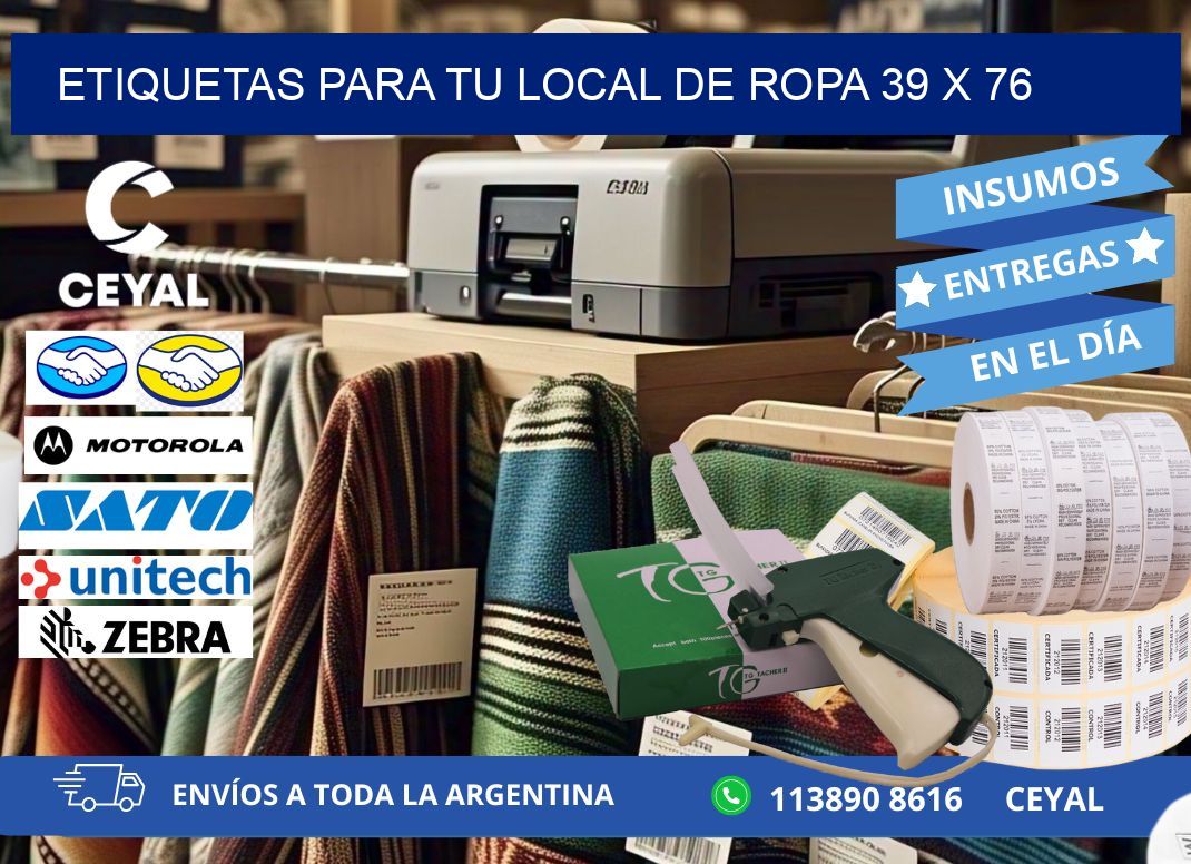 ETIQUETAS PARA TU LOCAL DE ROPA 39 x 76
