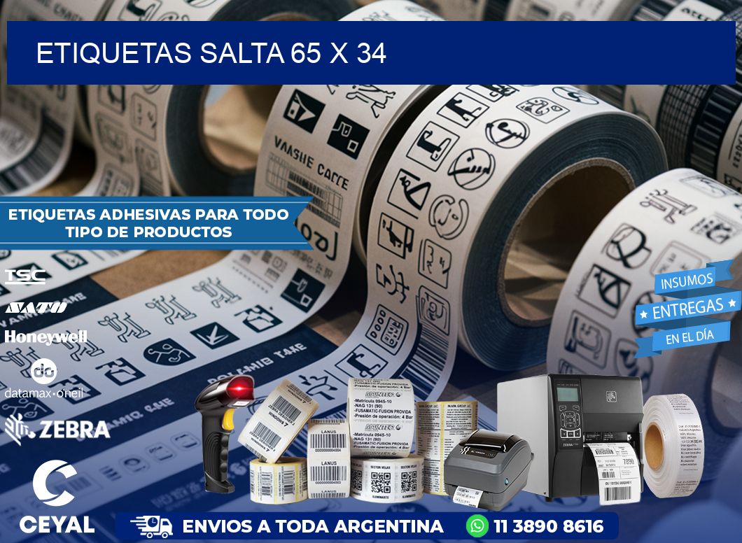 Etiquetas Salta 65 x 34